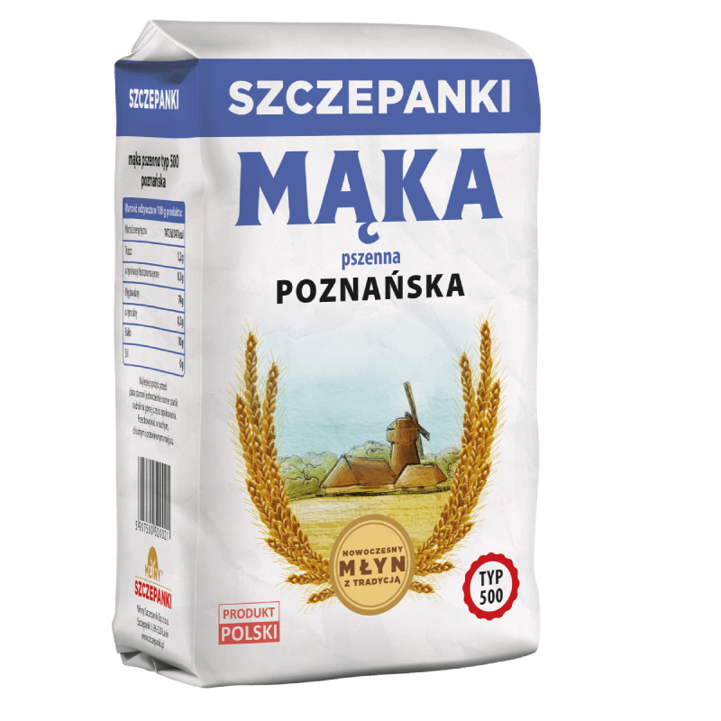 Mąka pszenna Poznańska Typ 500
