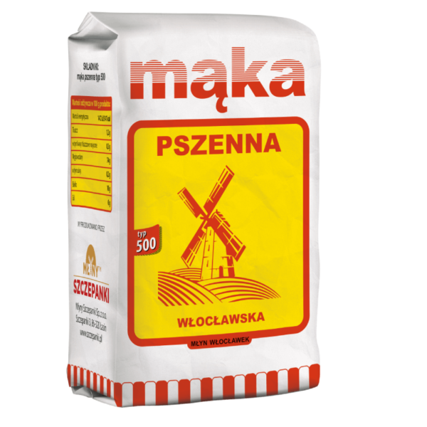 Mąka pszenna Włocławska Typ 500