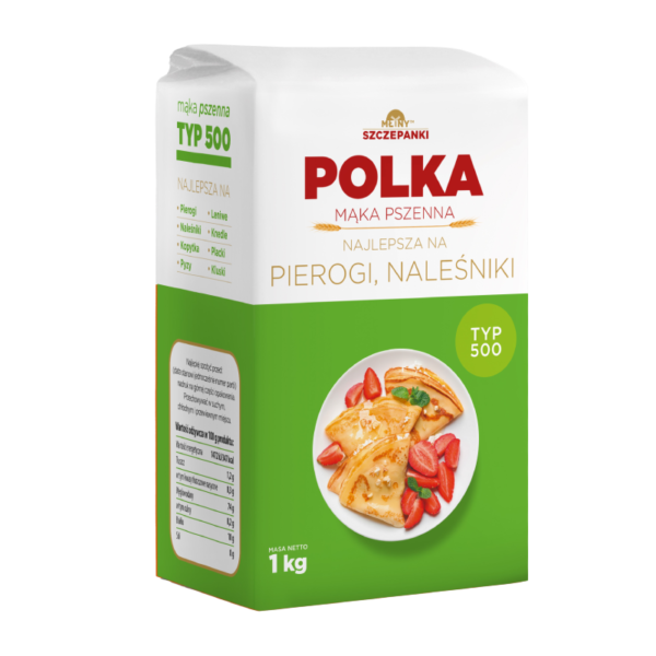 Mąka Polka na pierogi, naleśniki Typ 500